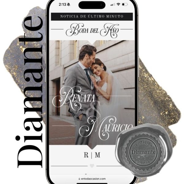 invitación digital para bodas