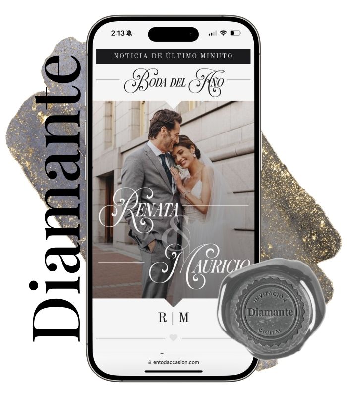 invitación digital para bodas