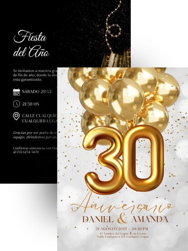invitacion impresa de evento